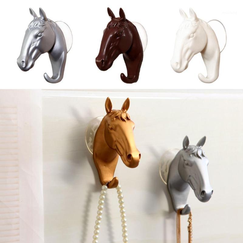 

Wall Bag Keys Sticky Holder Animal Head Self Adhesive Clothing Display Racks Hook Coat Hanger Cap Room Decor Show1