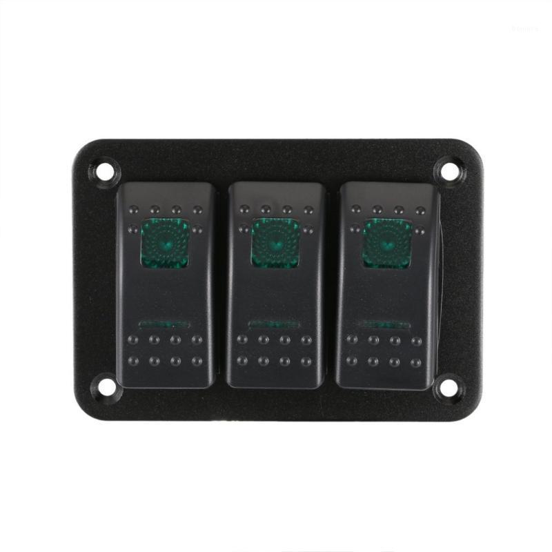 

3 Gang Car Marine Boat Caravan LED Switch Panel Professional Splashproof Rocker Switch Control Panel Waterproof Circuit1