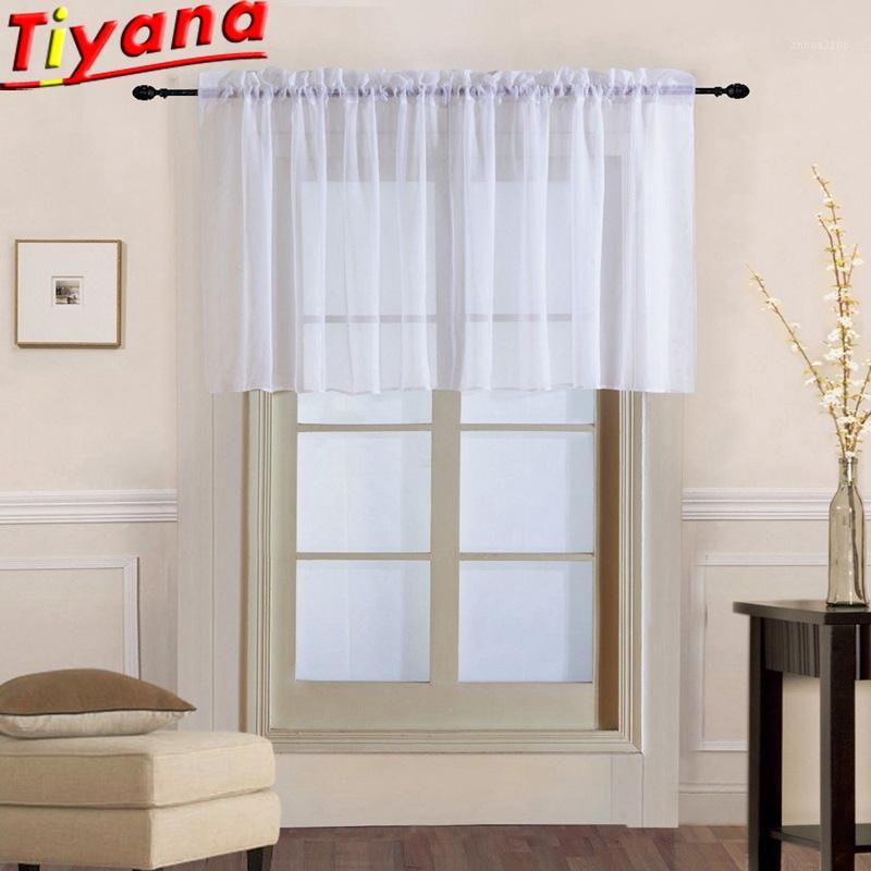 

White/Red/Purple Short Curtains for Kitchen Solid Roman Blind White Sheer Tulle for Bay Window Hot Sales WP184S#201