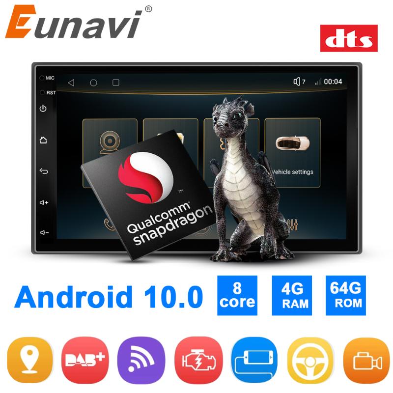 

Eunavi 2Din Car radio Multimedia Player Universal 7'' HD Scree auto Stereo GPS Navigation Bluetooth AudioVideo Player Android 10 car dvd