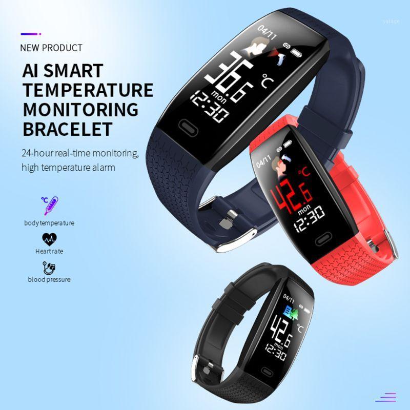 

T5 Smart Watch Temperature Heart Rate Monitor Fitness Traker Bracelet1