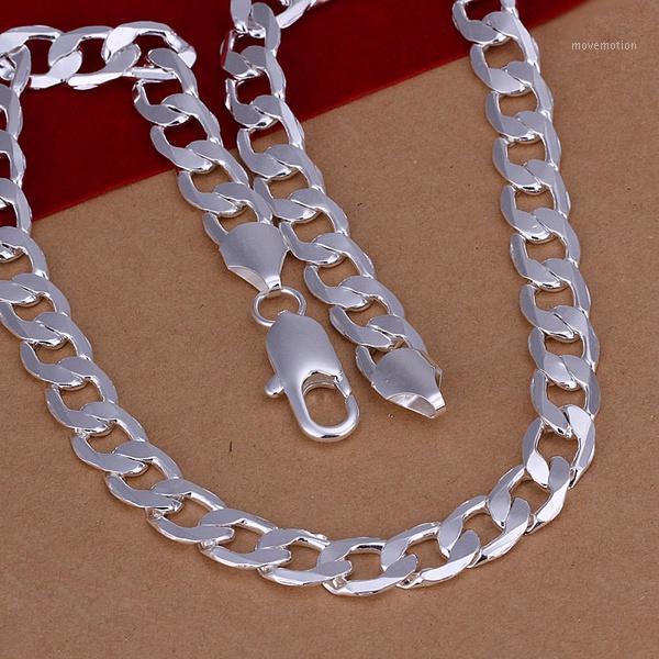 

Silver color exquisite noble luxury gorgeous charm fashion temperament male models Necklace 20 inch Silver jewelry N0051