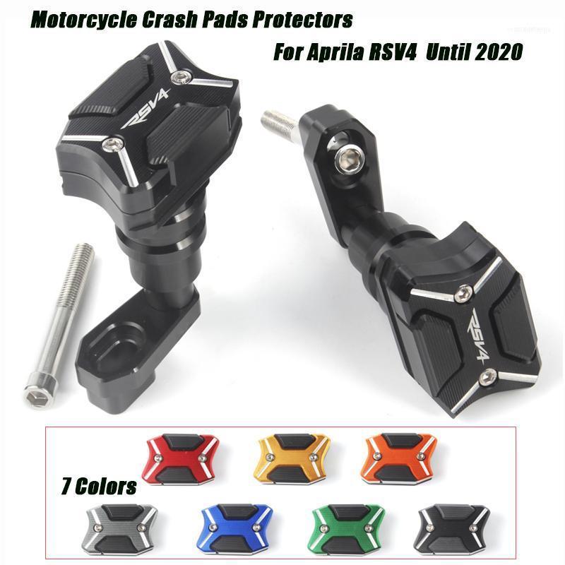 

Motorcycle Exhaust System For Aprila RSV4 Until 2022 Cave Frame Slider Engine Cover Escape Crash Pads Protectors Set Silp On1