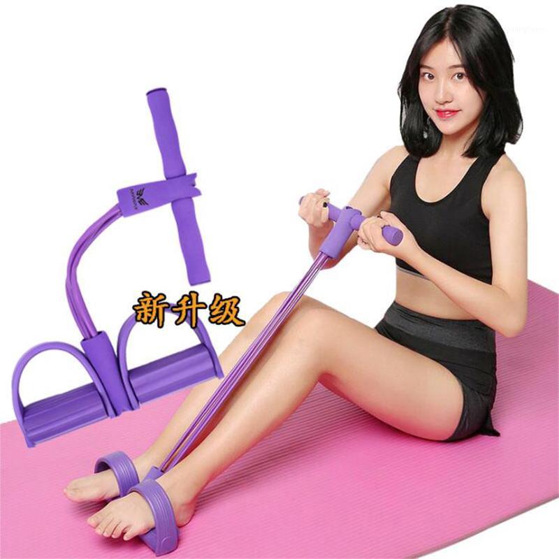 

Fitness Gum 4 Tube Resistance Bands Latex Pedal Exerciser Sit-up Pull Rope Expander Elastic Bands Yoga equipment Pilates Workout1