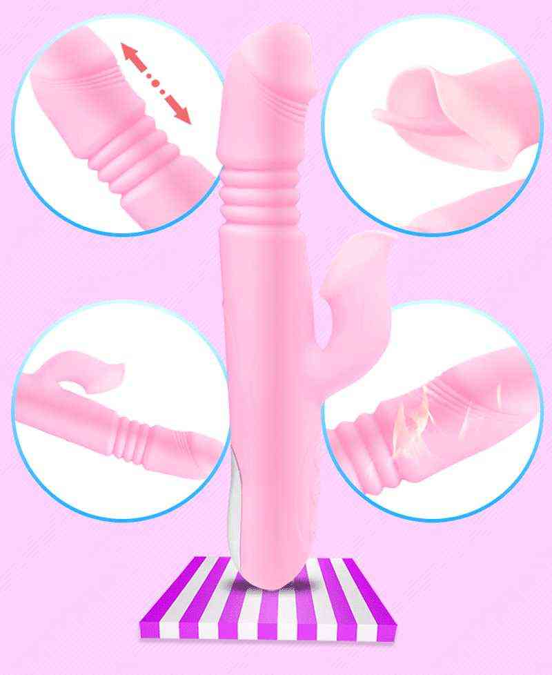 

NXY Vibrators Heating Av Stick Silicone Vibrating Egg Skipping Female Masturbation Adult Products Fun Imitation True and False Penis 0402