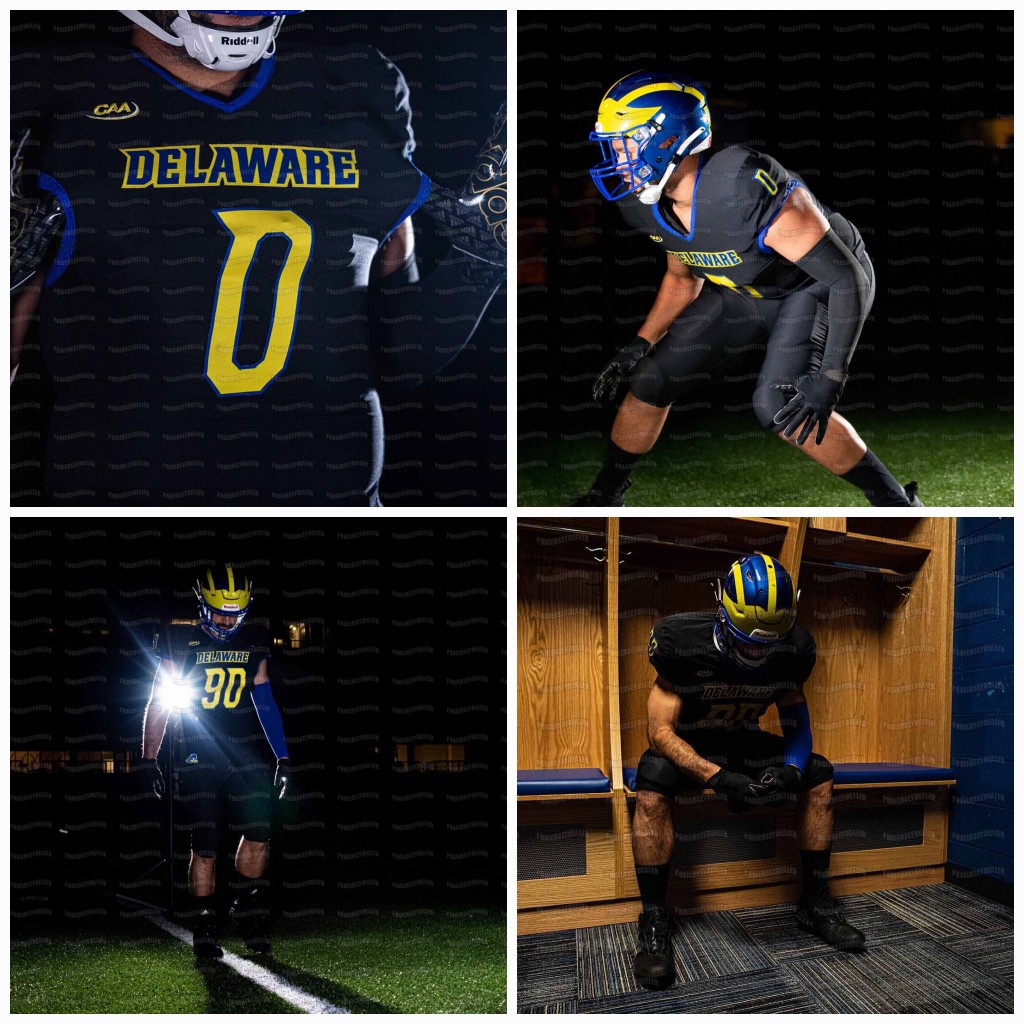 

2020 DELAWARE Blue Hens PAT KEHOE WILL KNIGHT THYRICK PITTS KEDRICK WHITEHEAD TIM POINDEXTER DEJOUN LEE NCAA American Football Jersey, Black youth s-xl