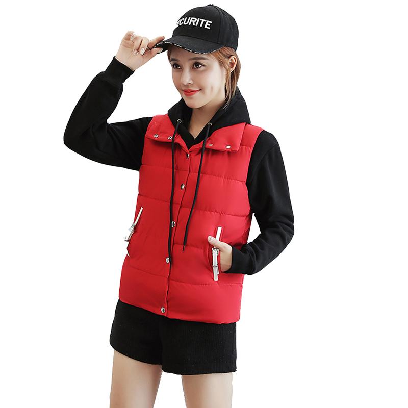 

Parker down cotton vest female short bf loose Korean 2020 winter new sleeveless vest vests jacket women's clothing, Beige