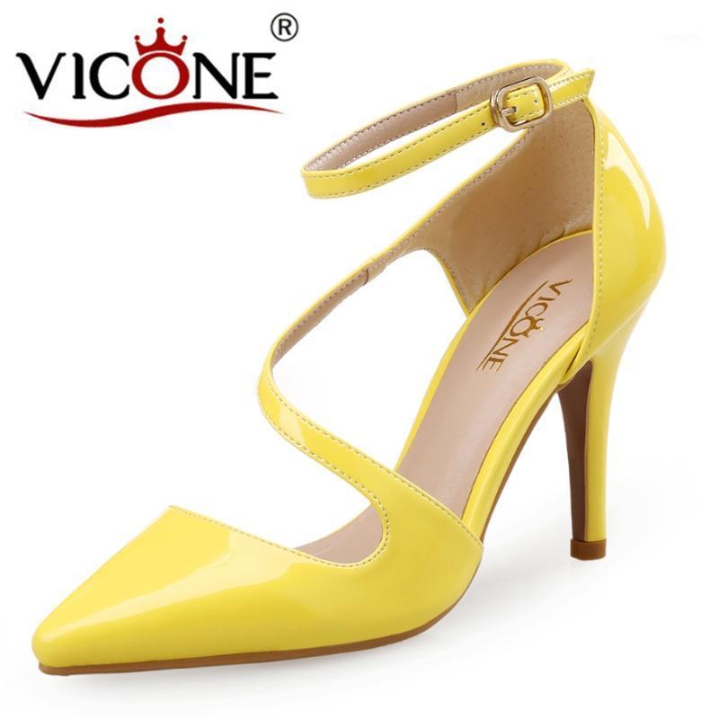 

VICONE Women Summer Pointed Toe Party Wedding Office Lady Fashion Heels V100131, Beige