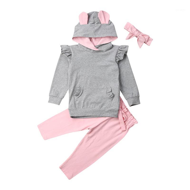 

Newborn Baby Girl Clothes Ears Long Sleeve Tops+Leggings Pants Outfit Autumn Baby Girl Pullover Sets1, As pic