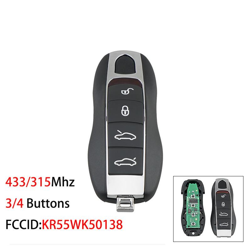 

Porsche Key 433/315Mhz 3/4 Buttons Remote Key