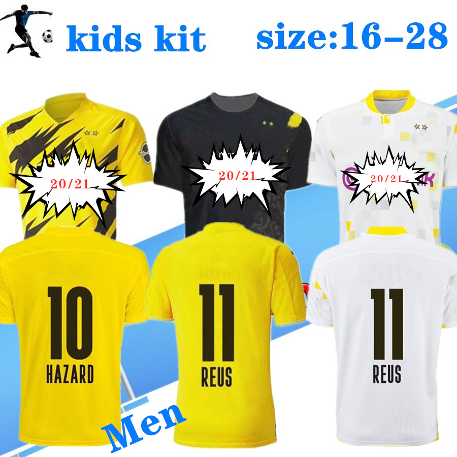 

NEW 2020 2021 home away BV kids Adult Soccer Jersey 20 21 Borussia GOTZE REUS BRANDT HUMMELS Jersey 20 21 PACO ALCACER Football shirts, Black;yellow