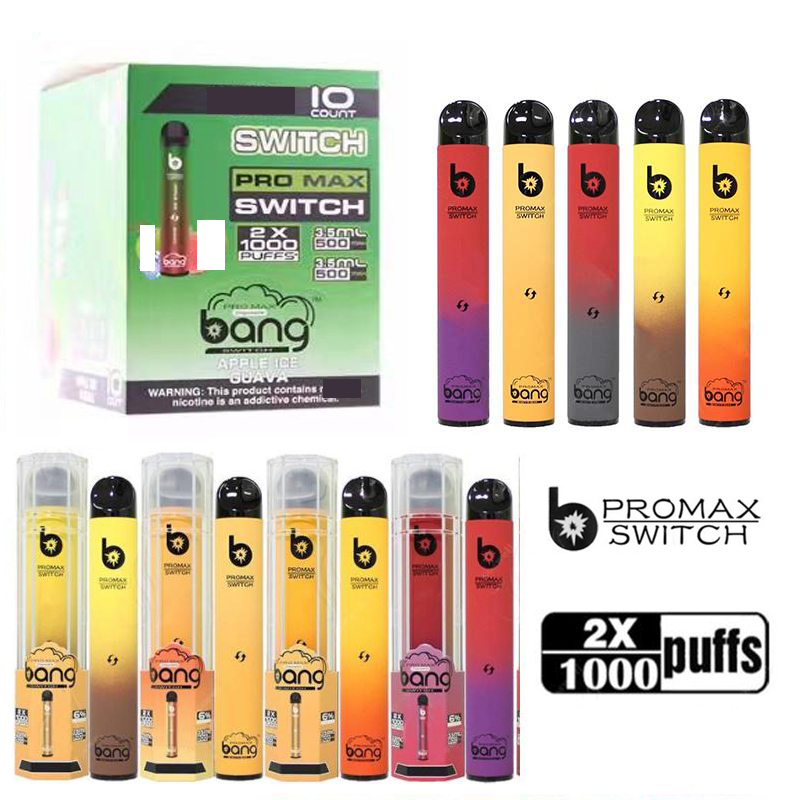 

Vapuffs Bang Pro Max Switch XXL DUO Disposable Electronic Cigarettes 2 IN 1 Device 8ml Pods 1100mah 2000 Puffs Vape Pen PUFF BAR PLUS 800/1600 100% original