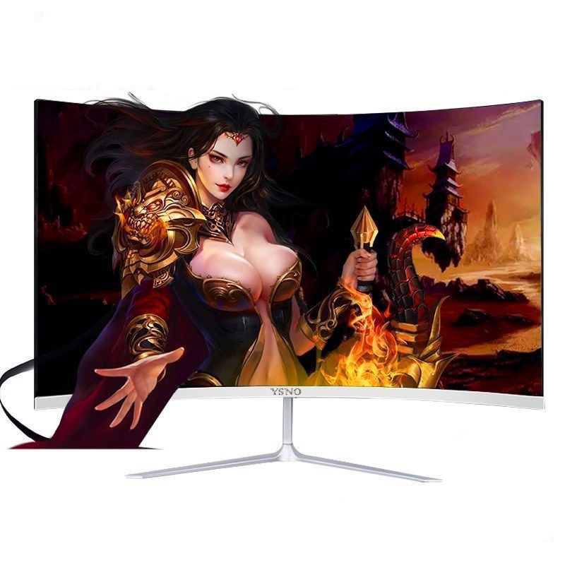 

IPS 24 " Gamer 1920*1080p LCD Curved Screen Monitors PC 75Hz HD Gaming Display Computer Monitor for Desktop HDMI