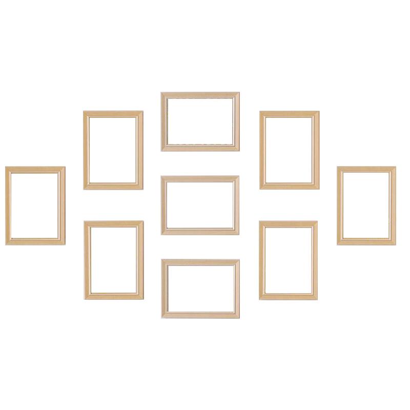 

9 Photo Frame Wall Photo Frame Set 7 Inch Creative Wedding Series Family Picture Wall Decoration
