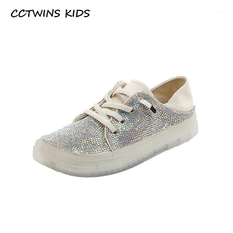 

CCTWINS Kids Shoes 2020 Autumn Children Fashion Slip On Shoes Baby Girls Rhinestone Sneakers Toddlers Sport Trainres FC28271, Black