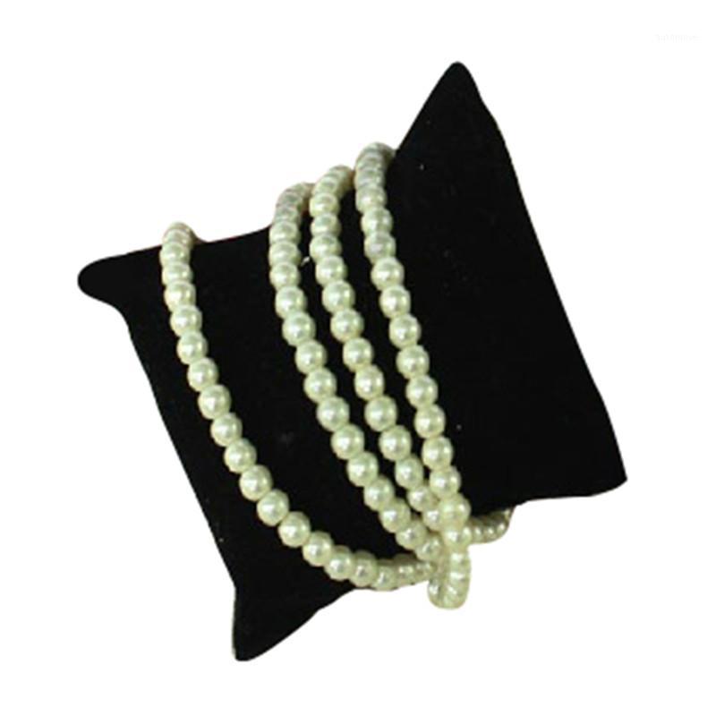 

10Pcs Velvet Small Linen Flannelette Bracelet Watch Pillow Jewelry Displays High Quality And Durable1