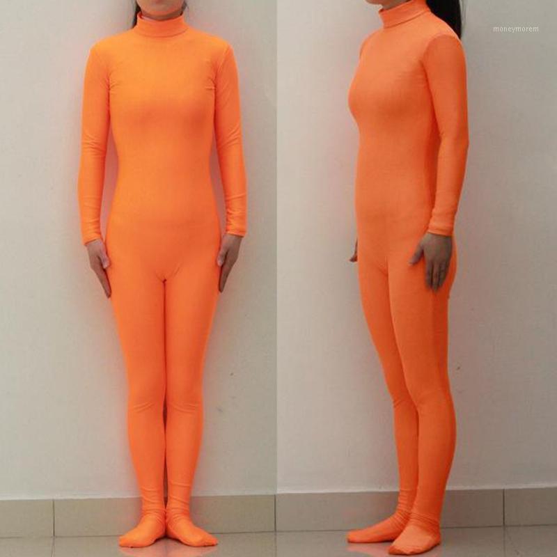 

LBS009) Sexy Lycra Spandex Orange Unisex Party Leotard Catsuit Halloween Cosplay Costume Fetish Zentai Suits Wear1