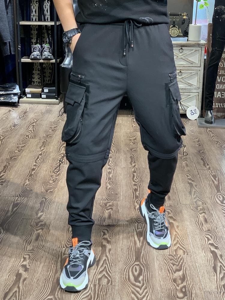 

BK1130 Fashion Men's Pants 2020 Runway European Design party style Men's Clothing, As pic