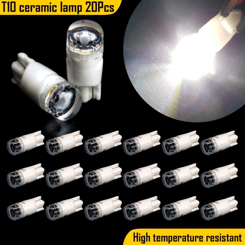 

20pcs Super Bright 3030 T10 W5W LED COB Canbus Error Free 1210 168 194 Bulb Car Pathway Reading Dome Clearance Light 12 V1, As pic