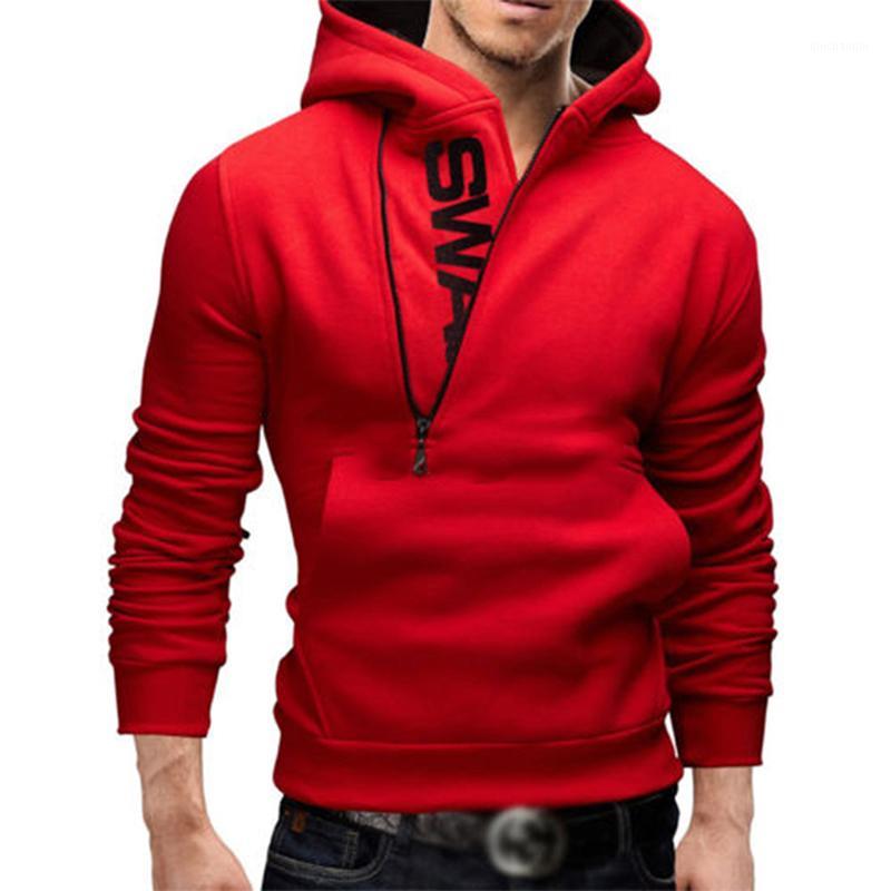 

Autumn And Winter Fitness men's Hoodie Zipper Jacket men's Hooded Sweatshirt Brand Jacket Letter Print Running1, Grey