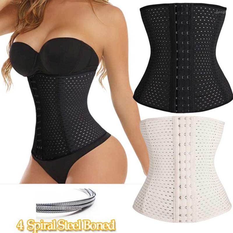 

Waist Trainer Belt Corsets Slimming Belt Steel Boned Body Shaper Women Postpartum Band Fitness Shapewear Sheath cinta modeladora1, Beige