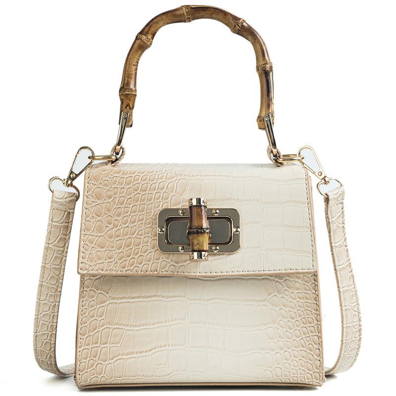 

PU Leather Women Handbag New Luxury Crossbody Bags For Women Designers Alligator Female Shoulder Bag Travel Shopping Tote Bag, Black