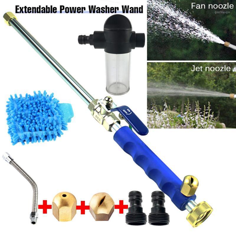 

Car High Pressure Water Gun 46cm Jet Garden Washer Hose Wand Nozzle Sprayer Watering Spray Sprinkler Cleaning Tool1, Blue