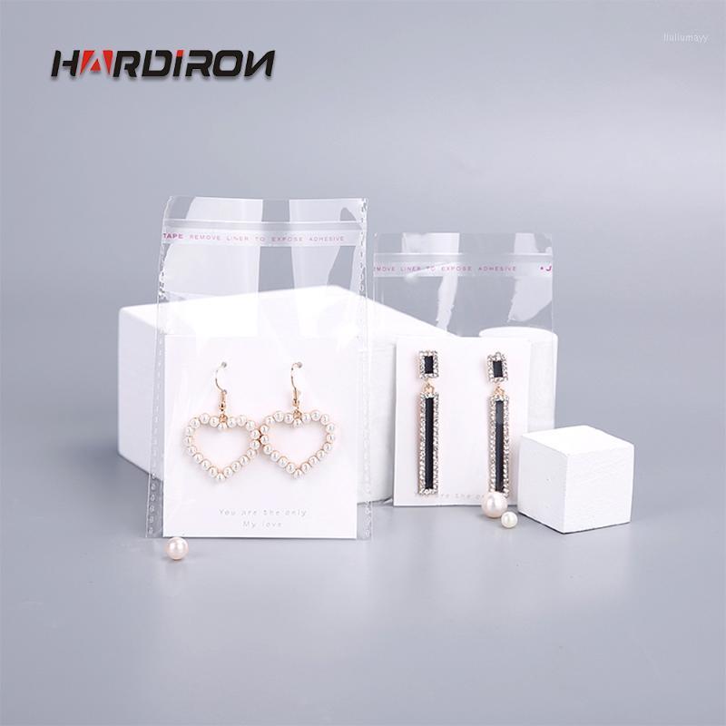 

HARDIRON OPP Transparent Plastic Self Adhesive Bag Jewelry Candy Packaging Bag Resealable Gift Cookie Packaging Bags1