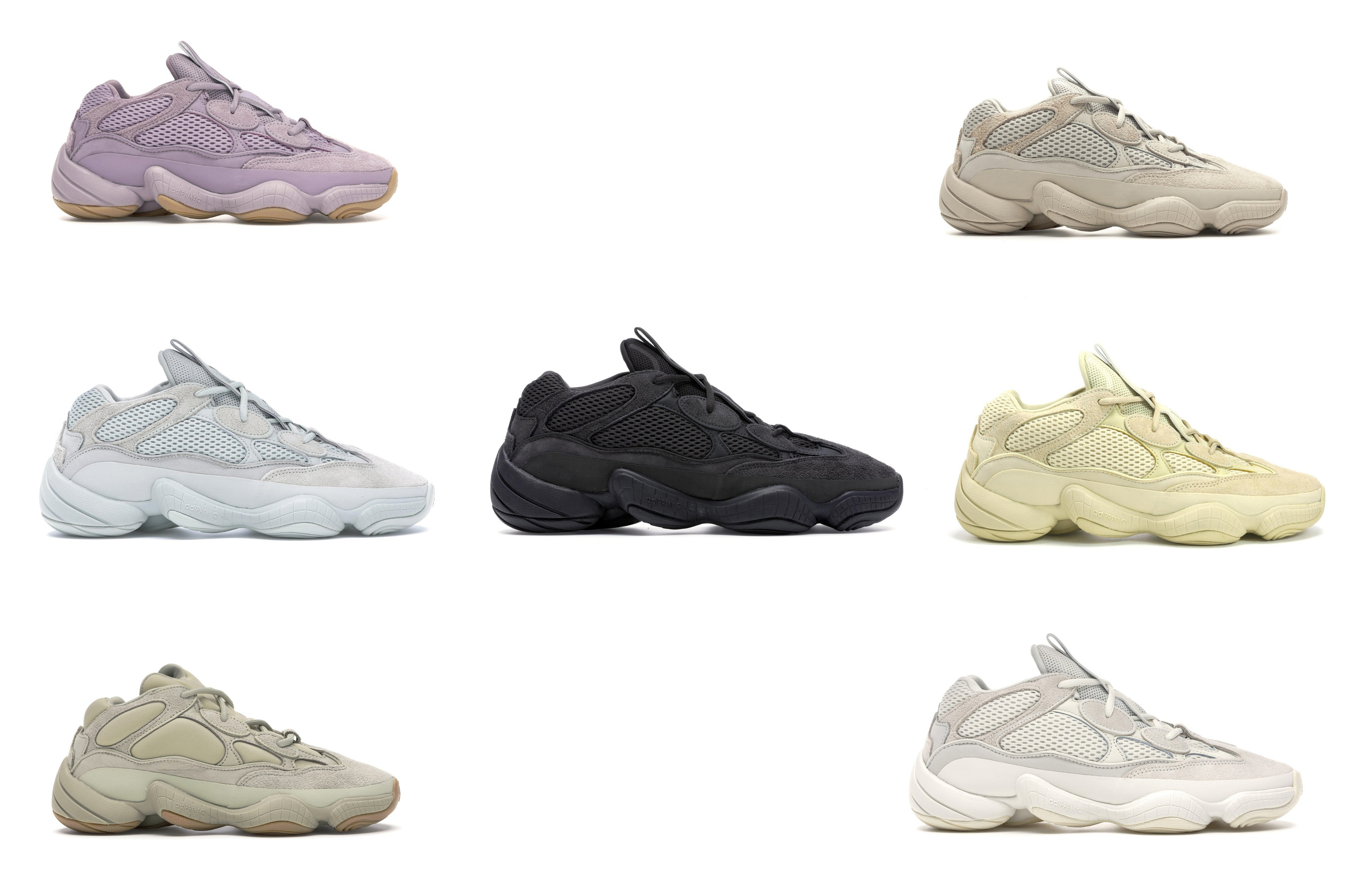 

2020 Authentic Originals 500 Utility Black Soft Vision Blush Salt Bone White Stone Super Moon Yellow Kanye West Men Outdoor Shoes Sneakers