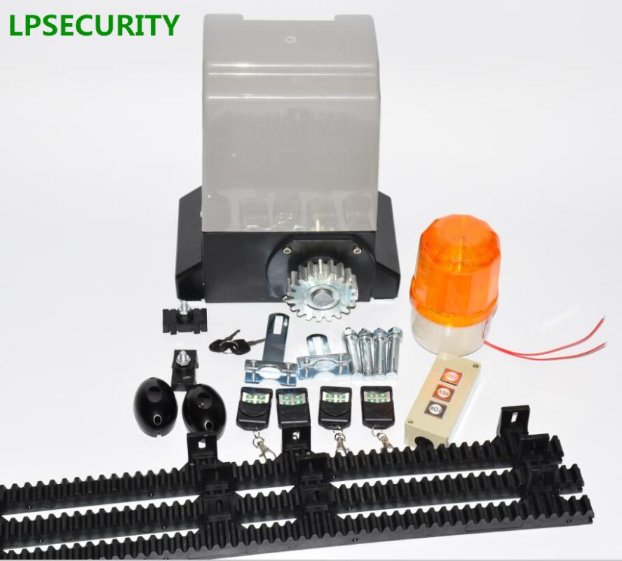 

1200kg/1500kg 4mor 5m nylon racks automatic sliding door gate opener motor engine with 4 remote controls with optional part