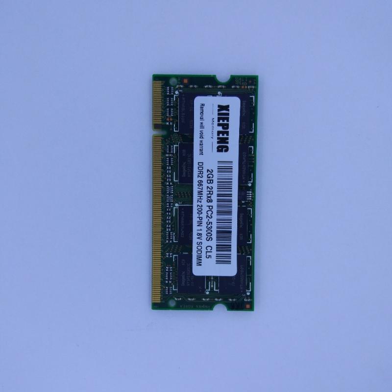 

Laptop RAM 2GB 2Rx8 PC2-5300S DDR2 4g 667MHz pc2 5300 for D520 D620 D630 D830 D610 E6400 M2300 M4300 M6300 Notebook Memory