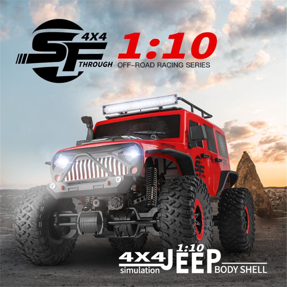 

Wltoys 1/10 2.4G Crawler RC Car Desert Rock Vehicle RTR Models Adults 4WD Remote Control Off-Road Truck Rc Toys Car w/ LED Light
