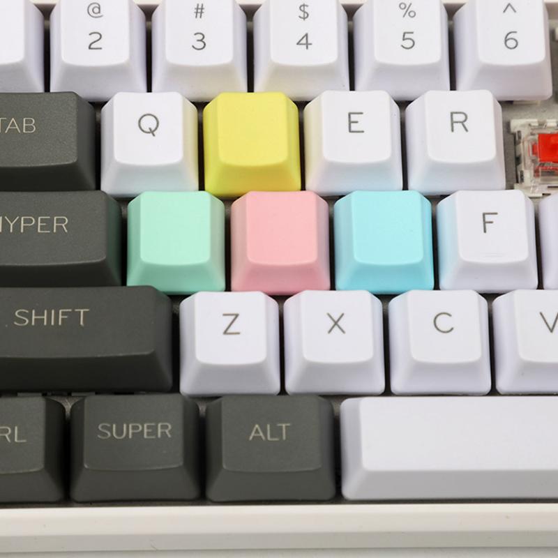 

4pcs PBT Blank Keycaps For Cherry Mx Switch Mechanical Gaming Keyboard WASD OEM Profile Colorful Keycaps Direction Arrow