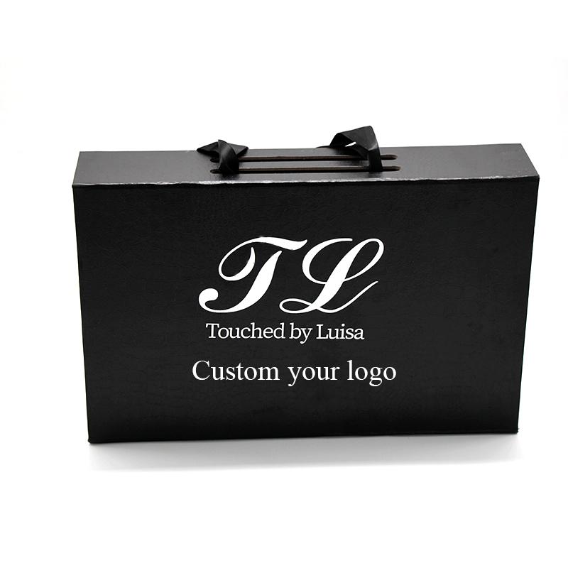 

Custom logo gift box Hair Packaging Box Wig Hair Shoe& Cloth Gift Wrapping