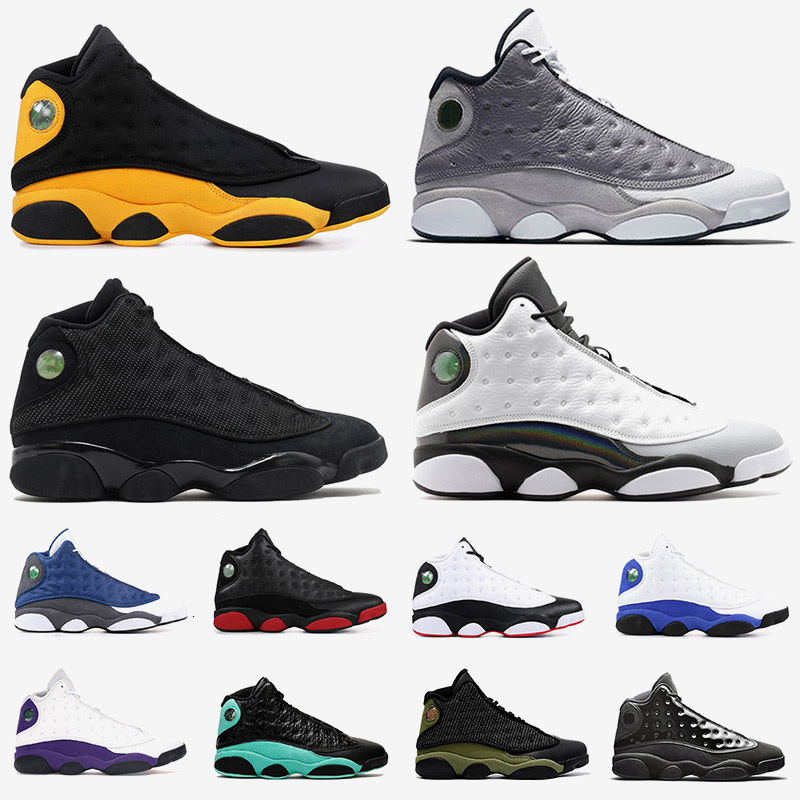 

Jumpman 13 Mens Basketball Shoes Women Sneakers 13s XIII Atmosphere Class off 2002 Black Cap And Gown Trainers, Shipping link