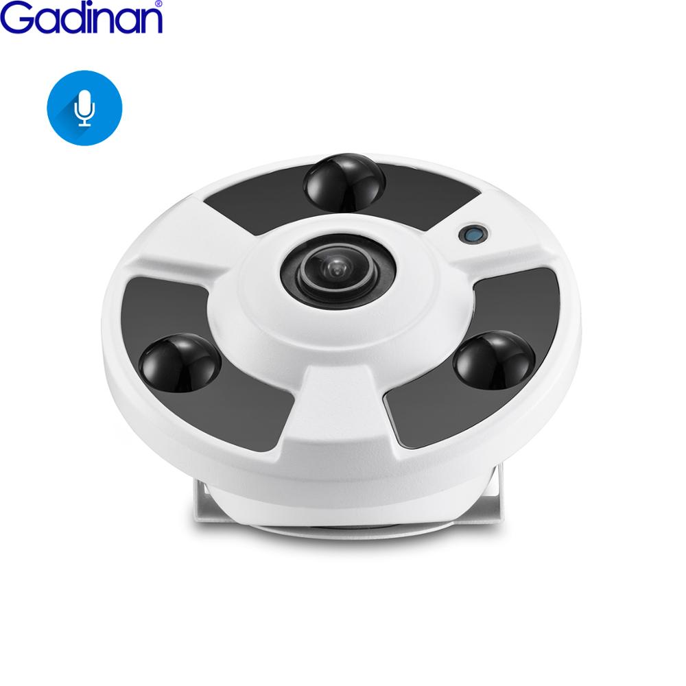 

H.265 IP Camera Audio Mic 1.7MM Fisheye Lens 5MP 4MP 2MP Panoramic ONVIF Surveillance Outdoor Xmeye Could DC12V/ POE 48V