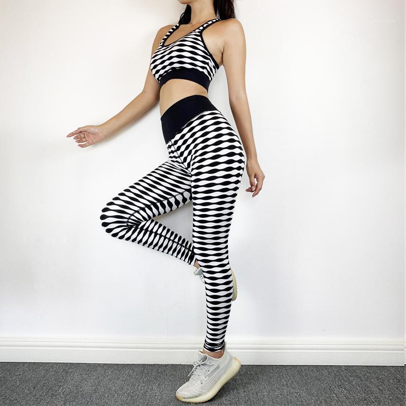 

Yoga Sets Women Gym Clothes 2 Piece Leggings Sport Fitness Set Sport Outfit For Woman Seamless Sportswear Set Athletic Wear Fema1, Black