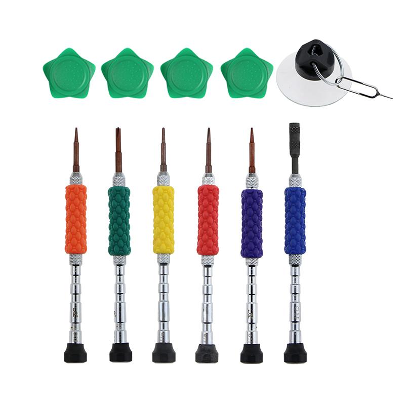 

UANME Magnetic Precision Screwdriver Set Opening Sucker Plastic Spudger Kit For 7 6 Phone Repair Tools Set