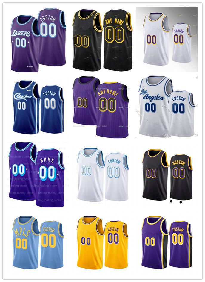 

75th Custom Los Angeles's MEN Lakers's Jersey Womn Youth Jerry 44 West 9 Nick Van Exel 73 Dennis Rodman 22 Elgin Baylor Basketball Jerseys, Color