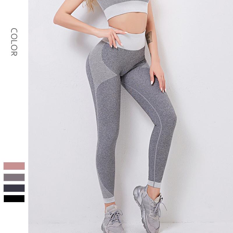 

Women Sports High Waist Leggings Trousers For Gym Exercise Fitness Running Workout Female Sexy Soft Slim Girl Home Excise Pant, Black