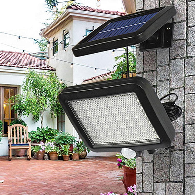 

56 LED Outdoor Solar Wall Light PIR Motion Sensor Solar Lamp Waterproof Infrared Sensor Garden Light