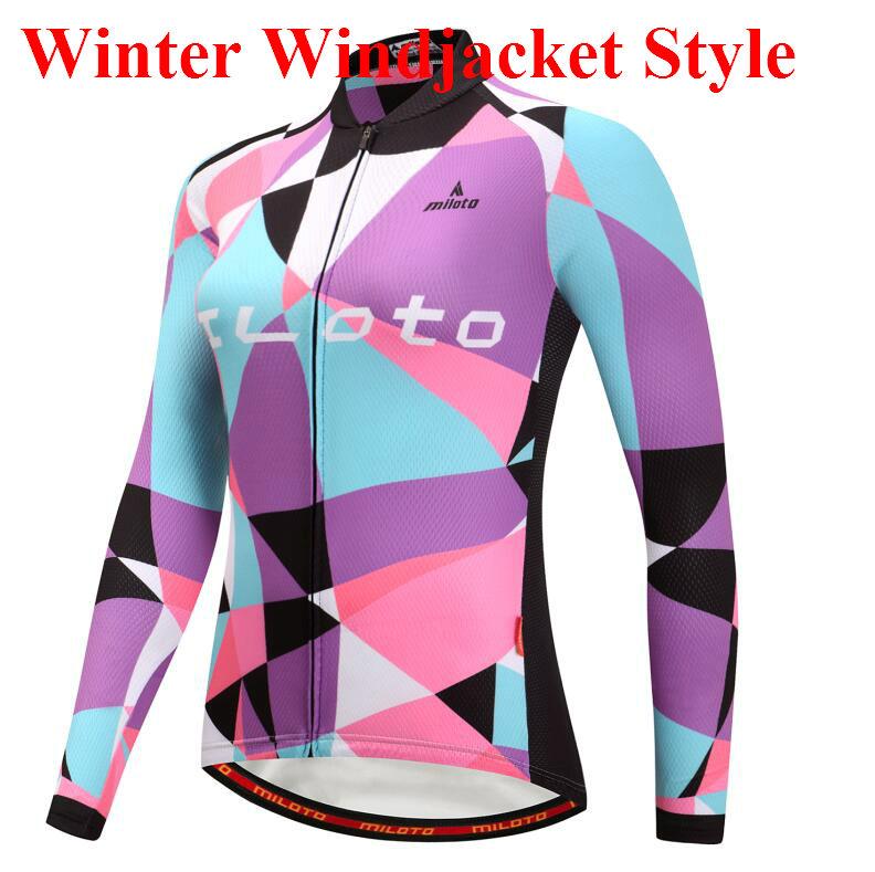 

Women's Pink Thermal Cycling Jackets Winter Warm Up Windproof Waterproof Bicycle Coat Outdoor Biking Sports Outerwear, Winter fleece style