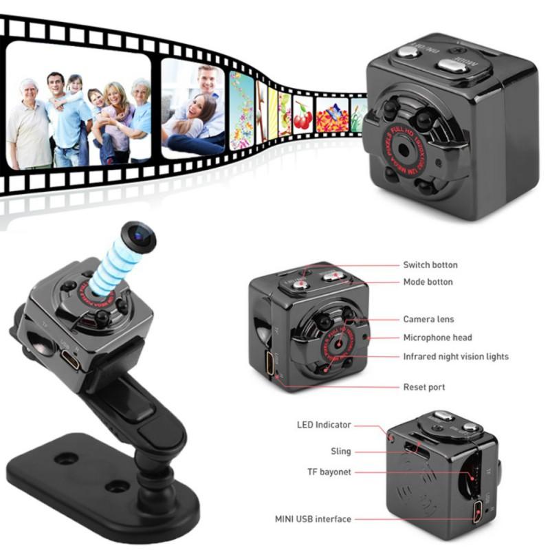 

HD mini DV Camera Infrared Night Vision Shooting HD Lens Surveillance Camera Home Car Built-in Battery