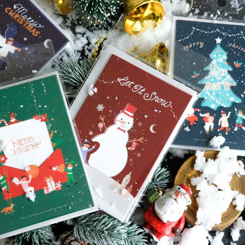 

Christmas Cards Gift Sealing Stickers 4 Design Festival Birthday Party Christmas Gift card Invitation card Letter1