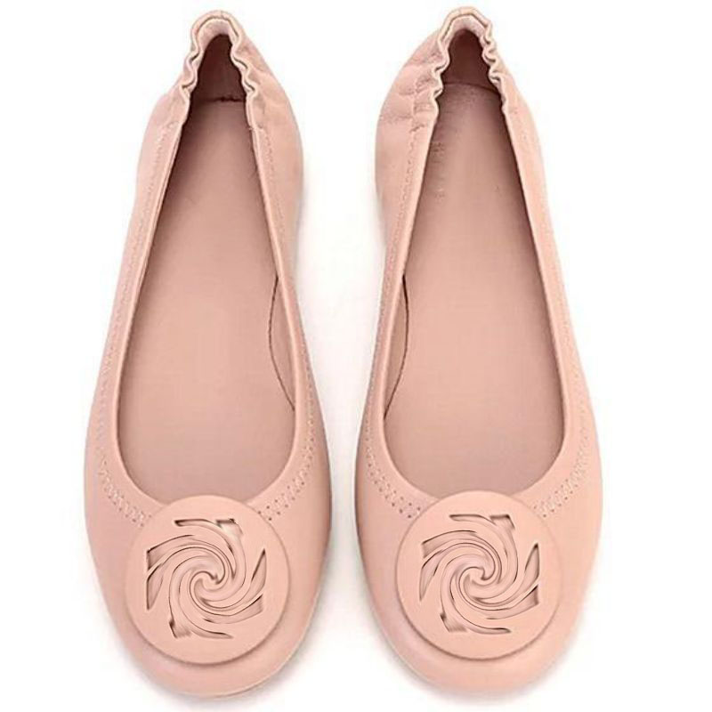 

2021 New Women Shoes Spring Autumn Summer Slip on Simplicity Round Toe Fat PU Leather Casual Outdoors Fashion Classic Comfortable Buckle HM216, Gold