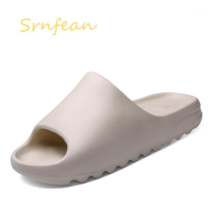 

Unisex Home Slippers Woman Guest Flip Flops Men Bath Soft Massage Slides Indoor Shoes Summer Winter House Bathroom Sandals EVA1, Yellwo