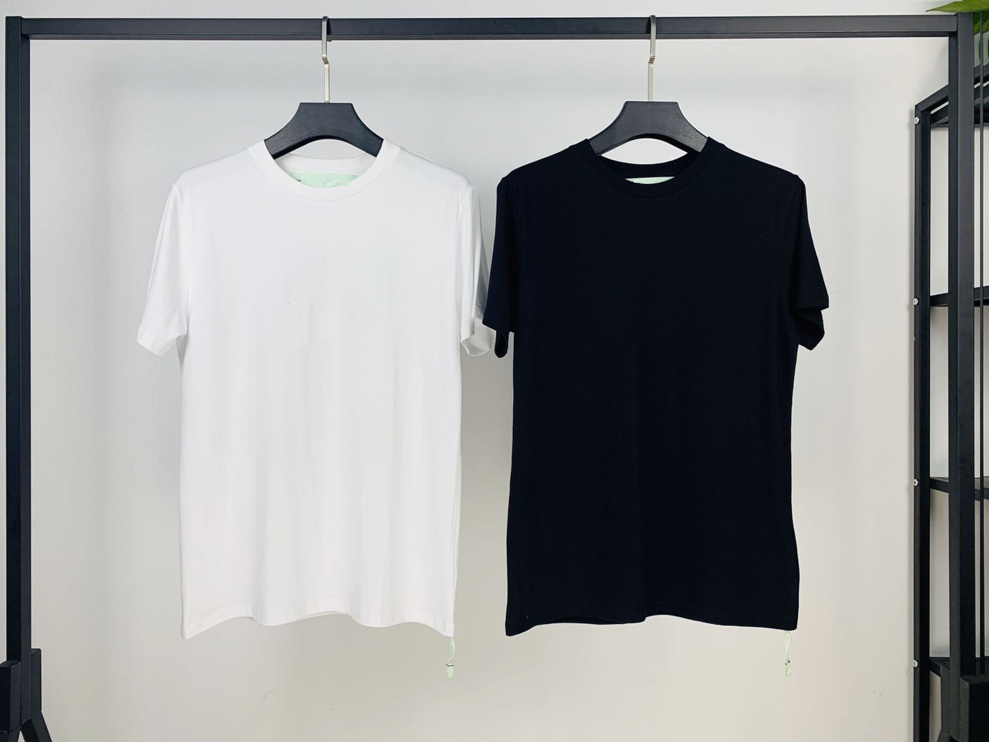 

2095 European and American street fashion tide brand O tape arrow round neck loose short sleeve half sleeve female T-shirt couple male, Bag