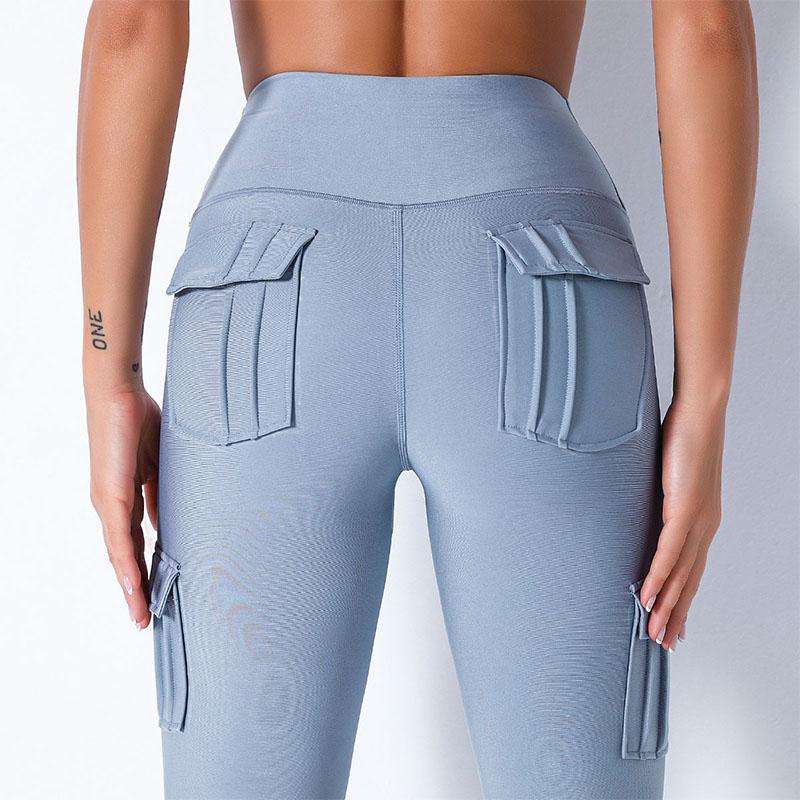 

SALSPOR Women Yoga Leggings Fitness High Waist Push Up Casual Sweatpant Workout Joggings Quick Dry Pocket Gym Athletic Legging, Black