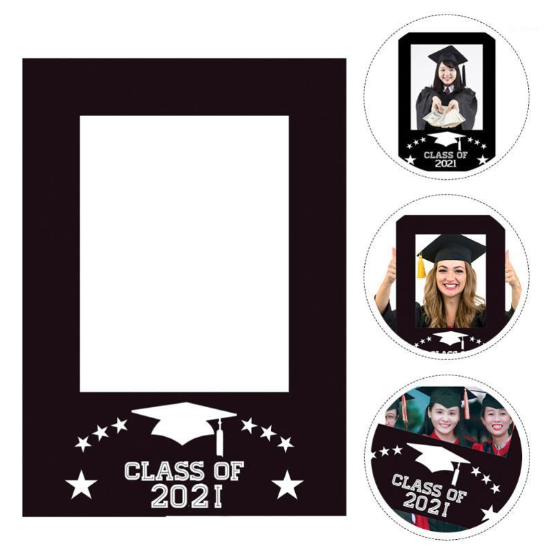 

1pc 2021 Graduation Paper Photo Frame Festival Photo Props Party Supply1