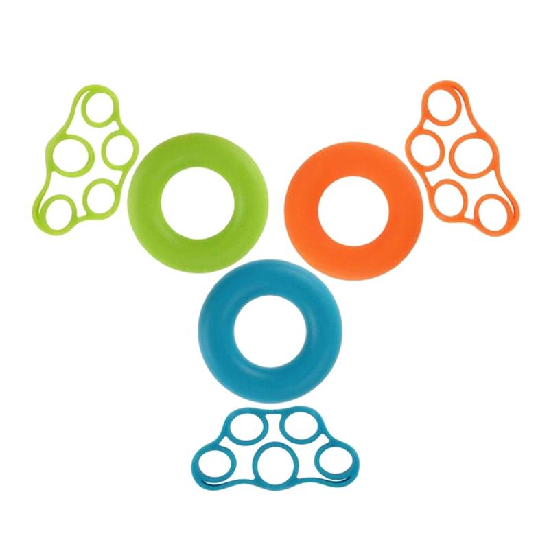 

Finger Stretcher Hand Grip Strengthener, Finger Grip Strengthener Exerciser 3 Resistance Levels Fitness Trainer Resistance